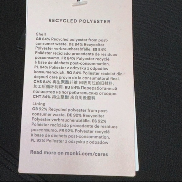 NWT Monki Black Bikini with Adjustable Side Ties Size M - Picture 11 of 13